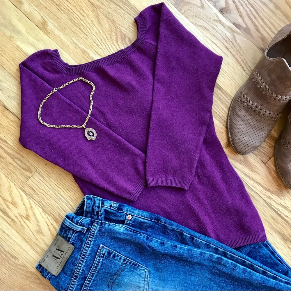 🔥 KRS Empório Sexy Fitted Royal Purple Sweater 🔥